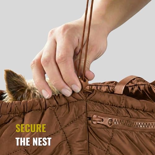 Small Dog Sling Carrier, Hands-Free Crossbody - Image 3