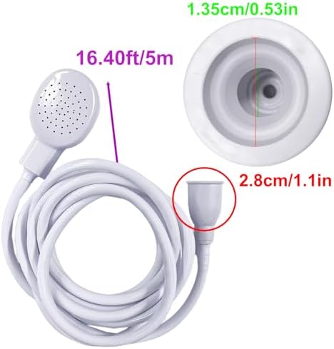 16.4ft/5m Sink Spray Rubber Hose, Sink Hose Attachment - Image 4