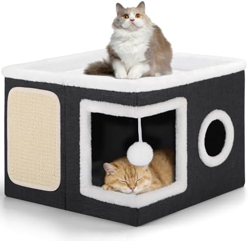 Shikha Cat House Bed for Indoor Cats by Shikha