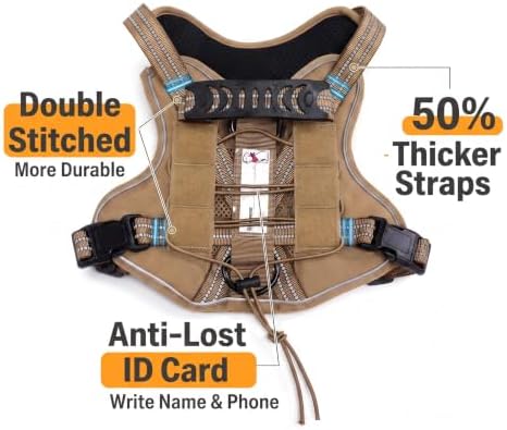 Dog Harness and Leash Set for Small Dogs, No Pull Tactical Dog Harness - Image 5