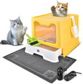 Covered Cat Litter Box, Extra Large Drawer Design by HOMAGICO