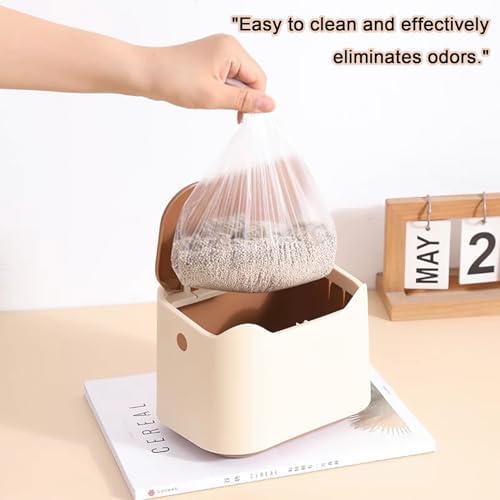 Cat Litter Trash Can Mini Countertop Trash - Image 3