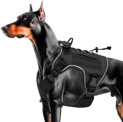 Heavy-Duty Tactical Dog Harness by Bruvoalon