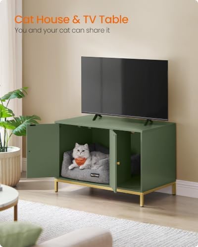 Feandrea Cat Litter Box Enclosure, - Image 6
