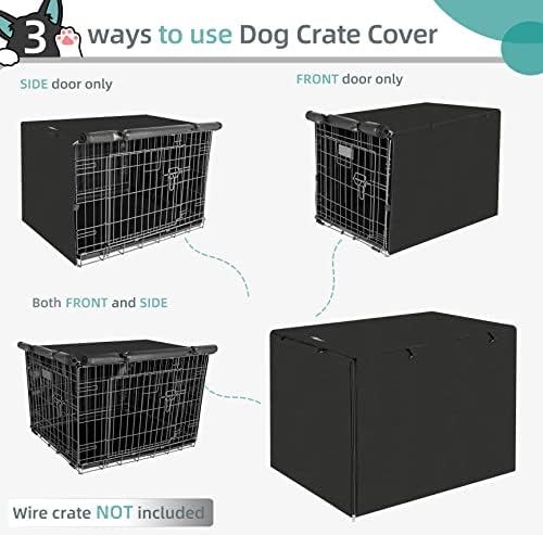 Seiyierr Dog Crate Cover, 36 Inch Dogs Kennel Covers - Image 4