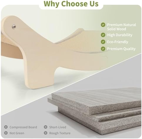 Sisal Cat Scratcher Bed for Indoor Cats, Upgraded Support Rods - Image 5