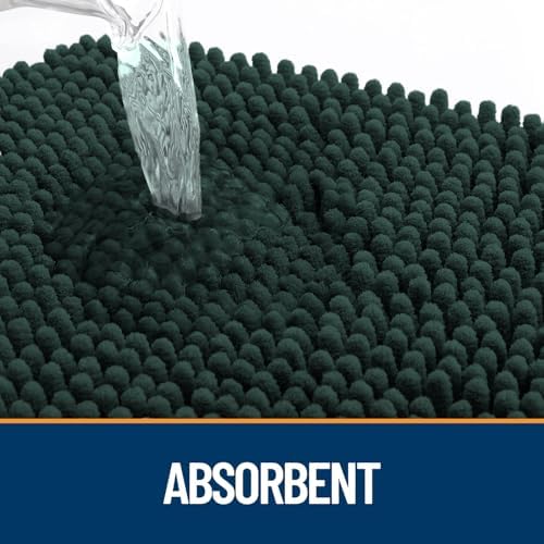 OLANLY Dog Door Mat for Muddy Paws 59x35, Super Absorbent Chenille Mud Mat - Image 3