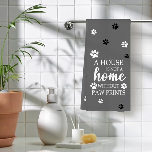 Grey Paw Farmhouse Kitchen Towels Decor Gifts - Image 5
