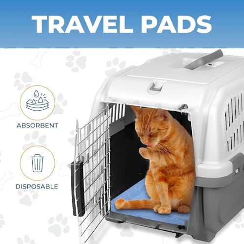 Pet Carrier Pad Insert 6 Pack, Disposable, 19.5 x 12.5 in, - Image 3