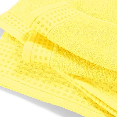 GLAMBURG Ultra Soft 3 Pack Cotton Towel Set, Contains a Bath Towel 28x55 inch - Image 2