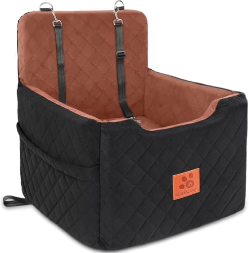 GL GLENSLAVE Dog Car Seat for Small/Medium Dogs Under 35lbs, Memory Foam Dog by GLGLENSLAVE