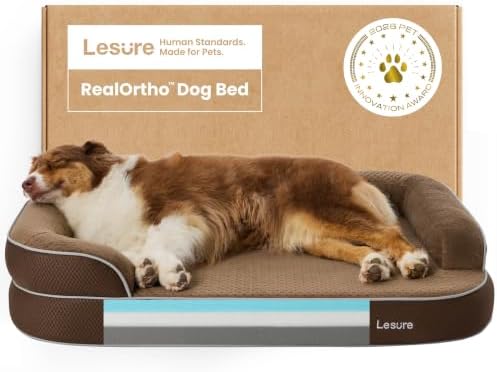 LE SURE RealOrtho™ L Plus 3-Layer Foam Orthopedic Large Dog Bed by Lesure