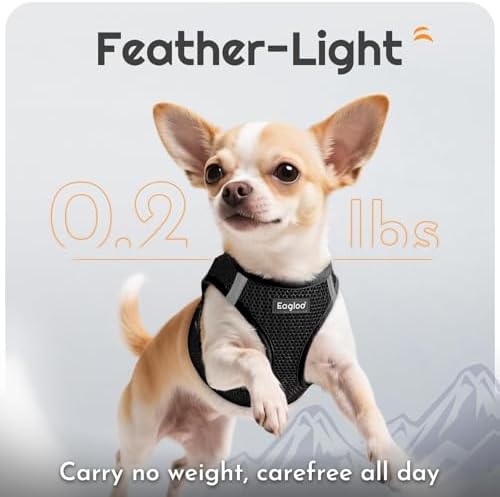 Eagloo Small Dog Harness and Leash Set, Step in Medium Small Puppy Pet Vest - Image 5
