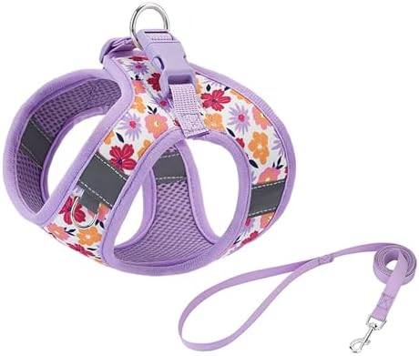 Small Dog Harness with Leash Step in No Pull Reflective Harness - Image 3