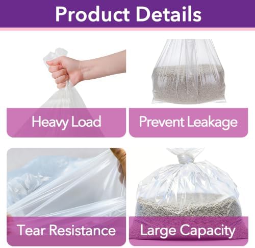 50 Pcs Thick Top Entry Litter Pan Liners Compatible - Image 6