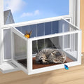 Cat Window Box Catio, Outdoor Indoor Cat Enclosure by AMZOSS%7CWoodenPetHomes