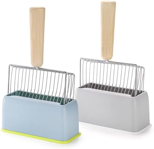 Hiceeden 2 Pack Fast Sifting Cat Litter Scoop by Hiceeden