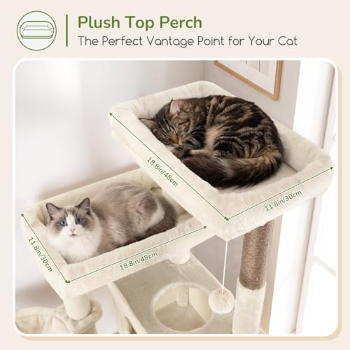 Globlazer Tall Cat Tower Extra Large Cat Tree House - Image 2