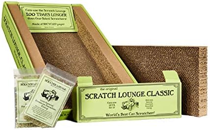 Scratch Lounge - Reversible Cardboard Cat Scratcher by Scratch+Lounge