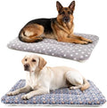 2-Pack Dog Blanket for Crate, Washable Reversible Plush Crate Liner by Tierecare