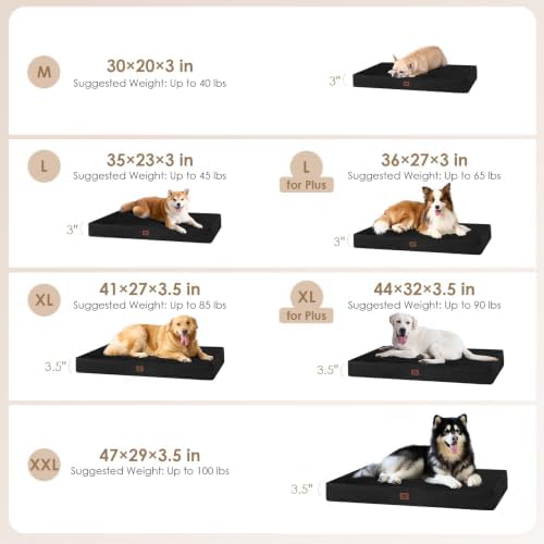 EHEYCIGA Washable Dog Crate Bed - Image 3