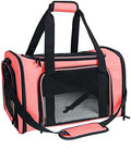 Soft Sided Carrier for Small Medium Cats Dogs, TSA Airline Approved Collapsible by NextFri