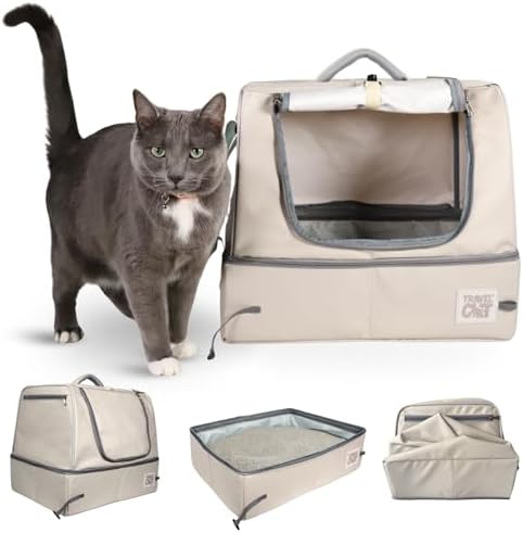 Travel Cat Porta-Pawty Plus Covered Portable Litter Box by TravelCat