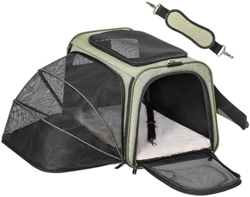 Petsfit Medium Expandable Cat Carrier by Petsfit