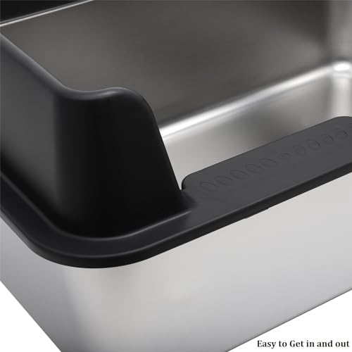 Kichwit Stainless Steel Cat Litter Box - Image 5