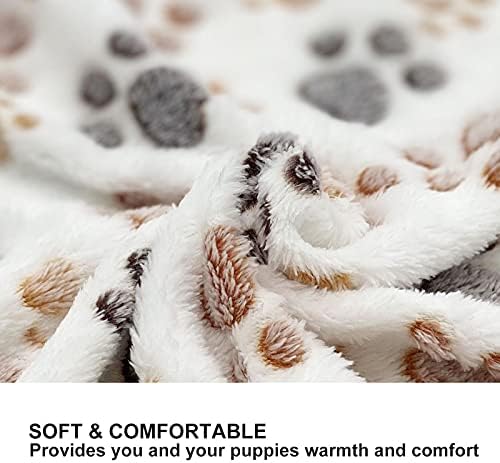 SORKUT 1 Pack 3 Puppy Dog Blankets Super Soft Warm Sleep Mat Fluffy Premium - Image 3