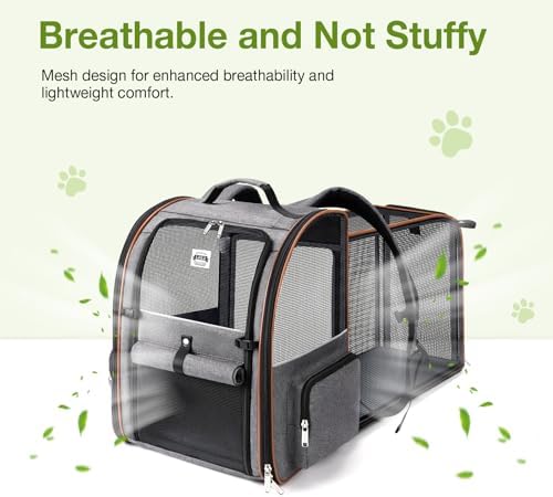 Cat Carrier Backpack, Expandable Pet Carrier - Image 3