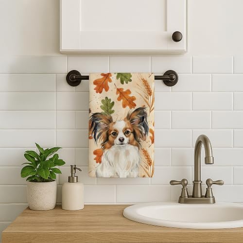 Caroline's Treasures Papillon Dogs Kitchen Towel 15x25 in - Image 2