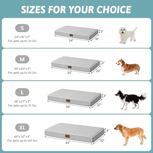 COZY KISS Cooling Orthopedic Dog Bed, Waterproof Lining - Image 4