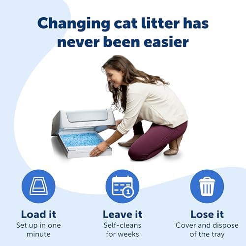 PetSafe ScoopFree Disposable Crystal Litter Tray, Lavender Scent, 6 Pack - Image 3