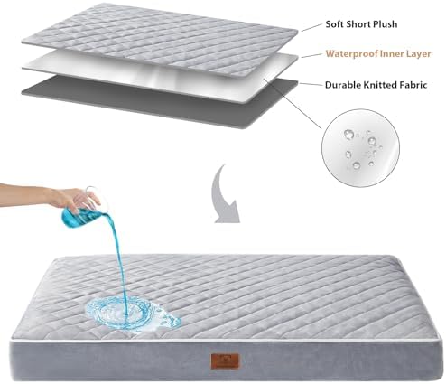 WNPETHOME Orthopedic Waterproof Dog Bed Medium - Image 5