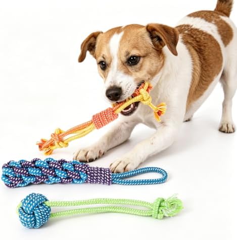 3Pcs Dog Rope Toys for Puppy, Dog Chew Toy for Medium&Small Dog - Image 6