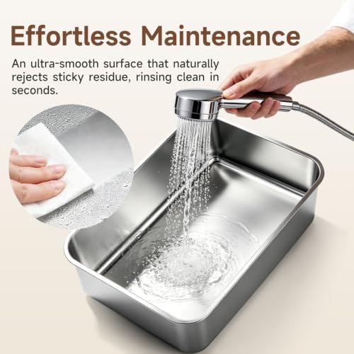 Stainless Steel High Sides Cat Litter Box - Image 4