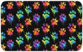 Watercolor Dog Paws Bath Mat Non-Slip Soft Microfiber Bathroom Rugs Washable by Unknown