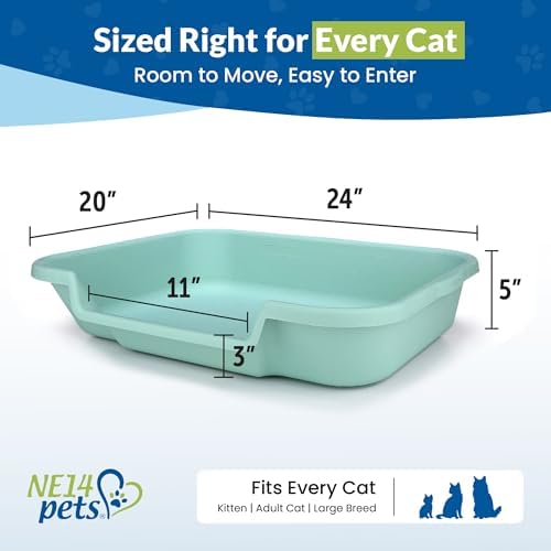 KittyGoHere Senior Cat Litter Box, Large - Image 6