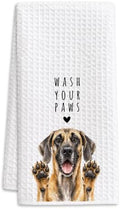 Dane Kitchen Towel, Hand Towel, Great Dane Gifts by Buildinest