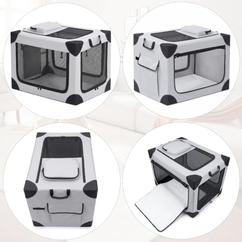 Portable Soft Large Dog Crate Collapsible Pet Travel Kennel L - Image 5