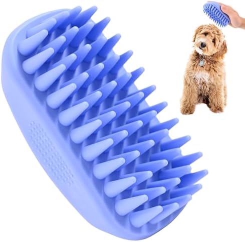 Bath Brush for Pet Grooming & Massage by WeLoveDoodles