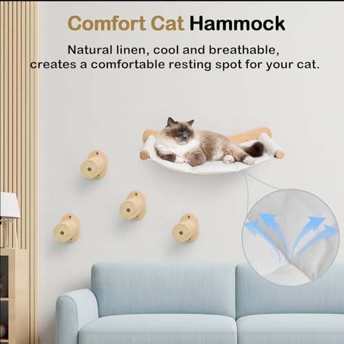 Cat Wall Hammock & Steps Set - Image 3