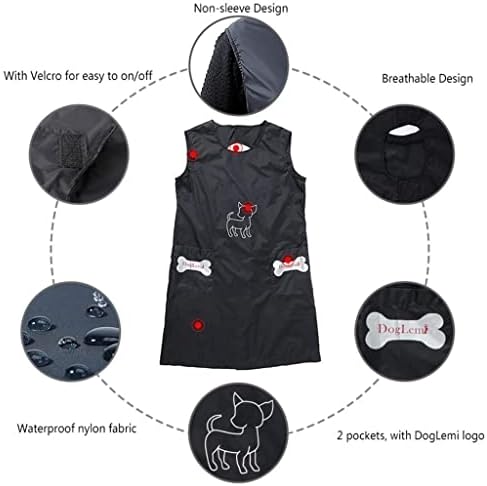 Pet Grooming Apron Pet Groomer Apron Waterproof Grooming Apron Pocket Apron - Image 7