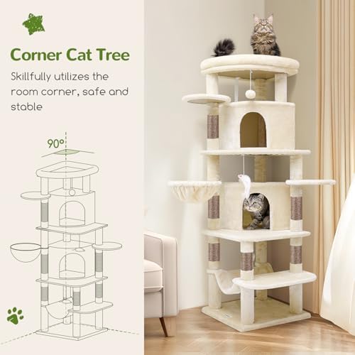 Globlazer 66inch Corner Cat Tree Tower - Image 2