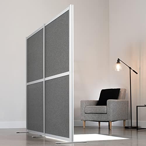 VIVO Dark Gray Freestanding 76 x 66 inch Privacy Panel - Image 2