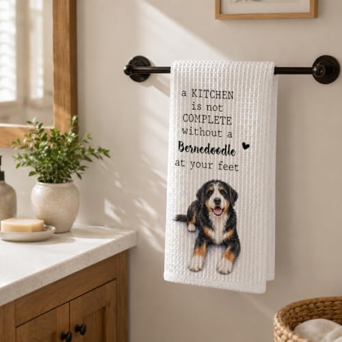 Bernedoodle Kitchen Towel, Funny Dog Lover Kitchen Decor - Image 6