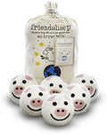 Friendsheep Wool Dryer Balls, Organic Reusable Fabric Softener Alternative by Friendsheep