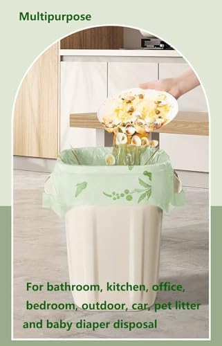 330pcs Small Trash Bags with Handle 4 Gallon - Image 6