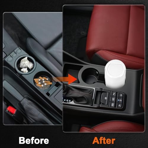 Car Trash Can, 2 Packs Mini Car Garbage Can Cup Holder - Image 7